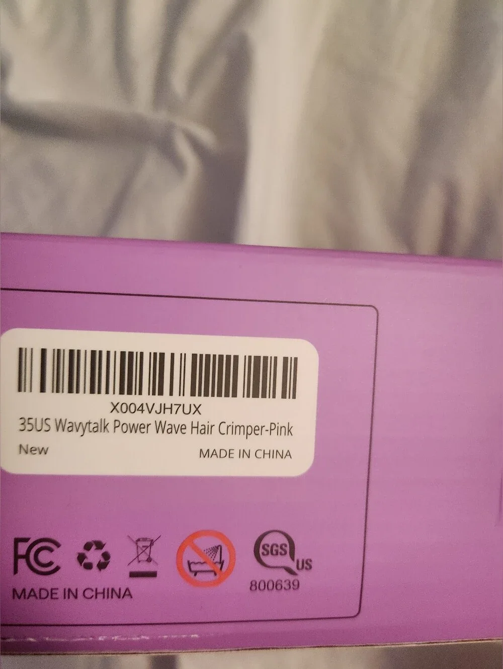 Wavytalk Power WaveHair Crimping Iron Pink